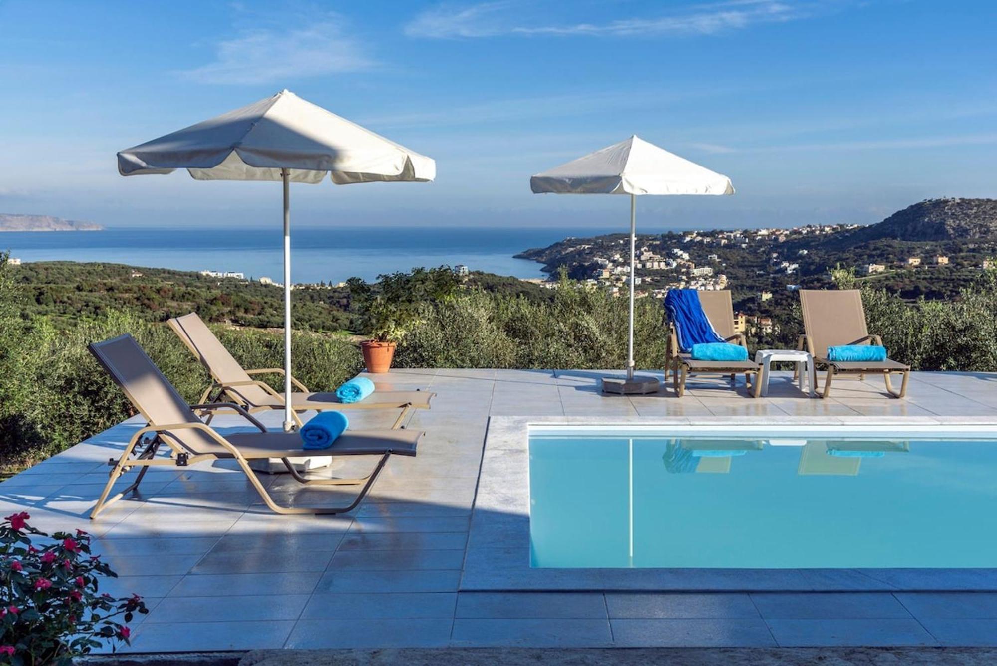 Villa Konstantinos Hilltop Vineyard Escape Almirida Екстериор снимка
