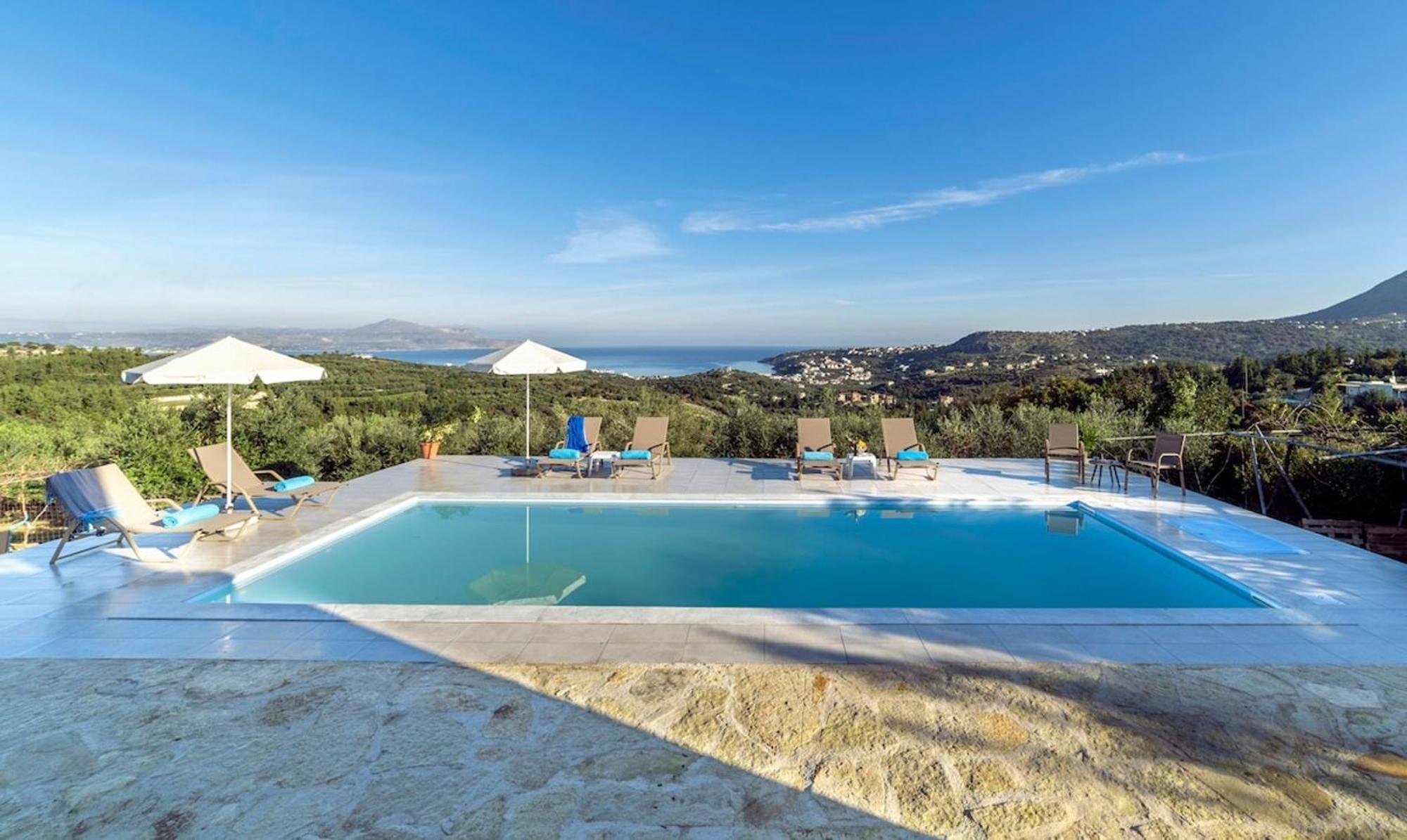 Villa Konstantinos Hilltop Vineyard Escape Almirida Екстериор снимка