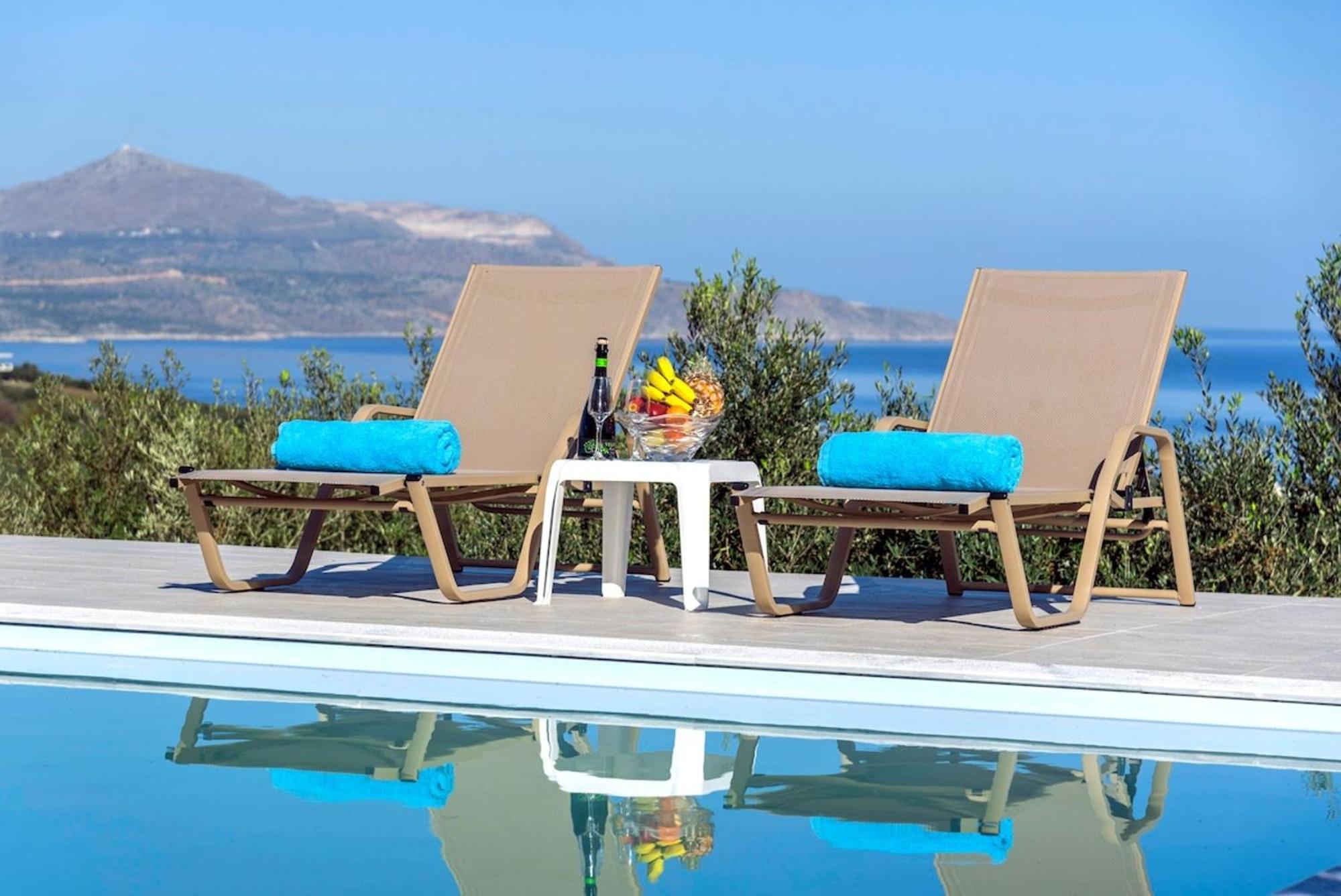 Villa Konstantinos Hilltop Vineyard Escape Almirida Екстериор снимка